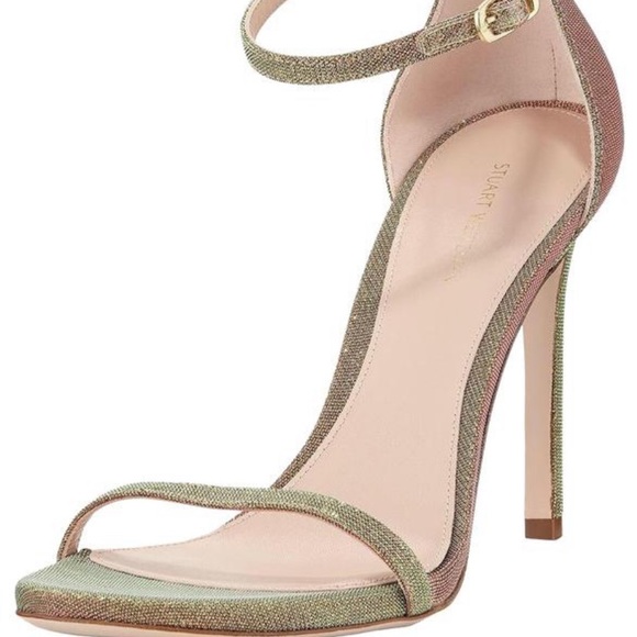 Stuart Weitzman Shoes - *NEW* Stuart Weitzman Gold/Multi 105 Nudist Heel